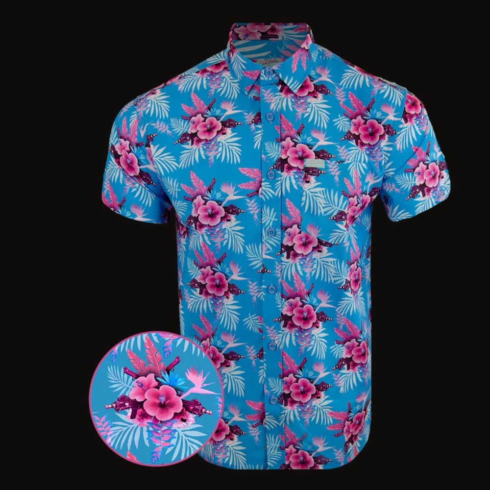 Retro Hibiscus (Miami Colors)
